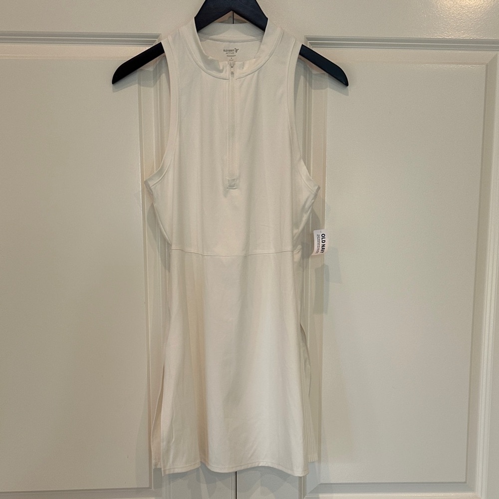 NWT Old Navy Off White Sleeveless Mini Dress size small